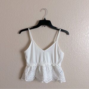 White Summer Crop Top